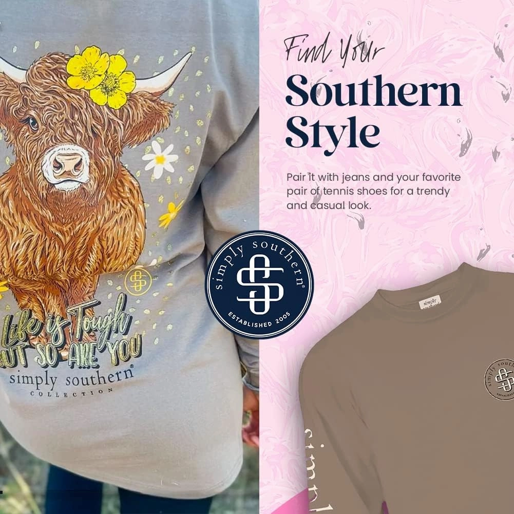 Simply Southern Youth Relaxed-Fit Long Sleeve T-Shirt