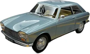 Simulation Car Model 1：18 for Peugeot 204 Resin Car Model Static Ornament Souvenir Mini Vehicles Toys