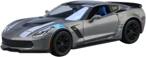 Simulation Car Model 1:24 for Corvette C7 2017 Simulated Alloy Sports Car Model Collection Display Home Decoration Mini Vehicles Toys