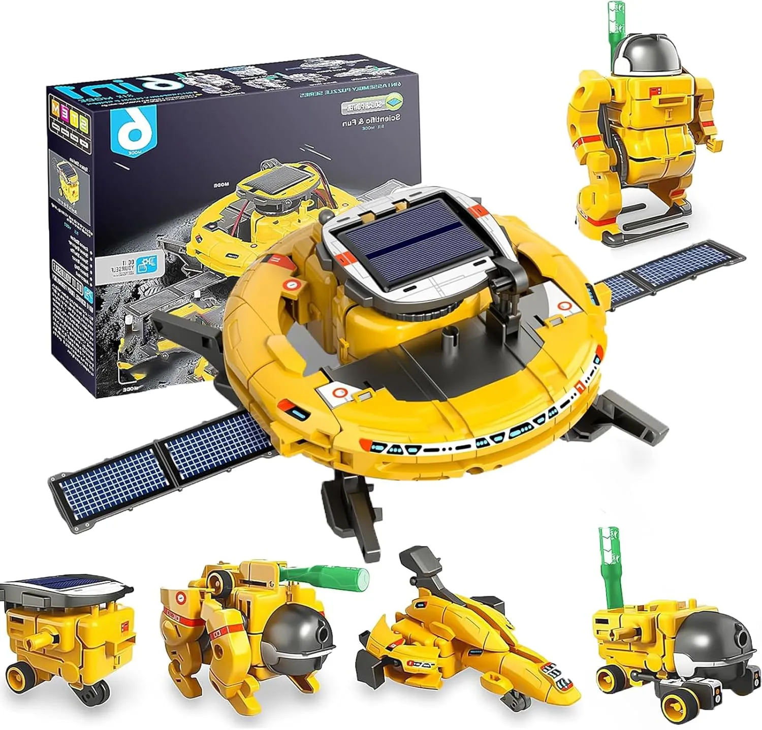 Solar Robot Stem Projects For Kids Ages 8-12 10-14 Space Toys Science Robotic Kit Experiment Kid Robot Model Engineering For Teen Building Gift Ideas For Girls Boys Toys 8 9 10 11 12 13 14 Year Old Up