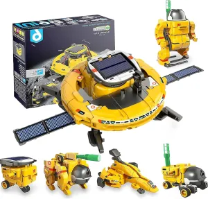 Solar Robot Stem Projects For Kids Ages 8-12 10-14 Space Toys Science Robotic Kit Experiment Kid Robot Model Engineering For Teen Building Gift Ideas For Girls Boys Toys 8 9 10 11 12 13 14 Year Old Up