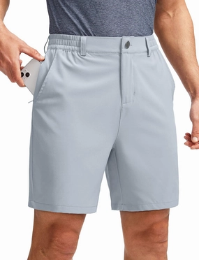 Soothfeel Men's Golf Shorts with 5 Pockets 7 Inch Stretch Lightweight Quick Dry Hiking Casual Work Dress Shorts for Men