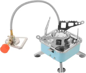 Sosoport Portable Camping Stove Compact Folding Burning Stove for Outdoor Bbq Lightweight Versatile for Camping Fishing and Mountaineering Multi-functional Outdoor Cooking Tool