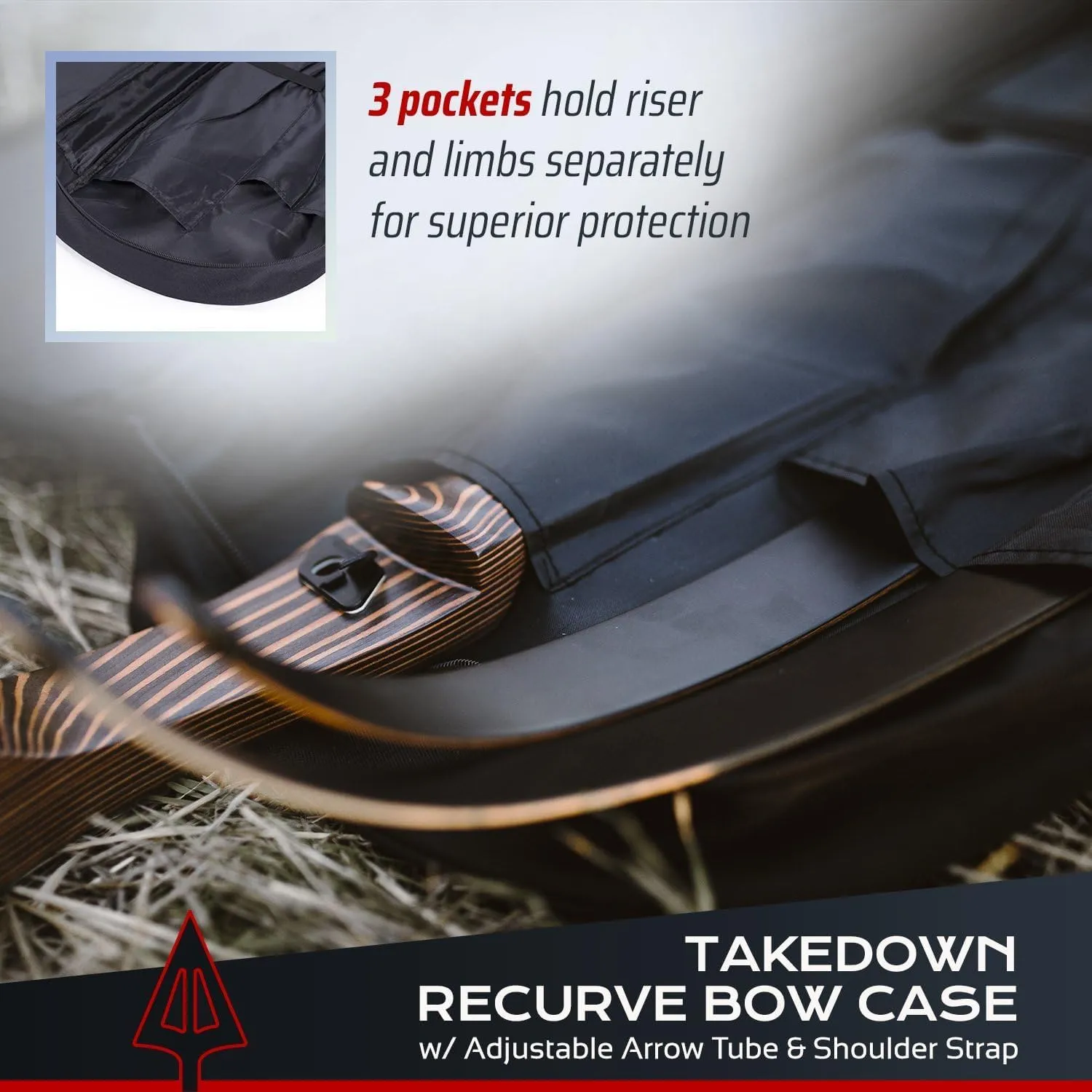 Southwest Archery Universal Takedown Recurve Bow Accessory Kit – Durable, Professional Archery Accessories - Complete Archery Set