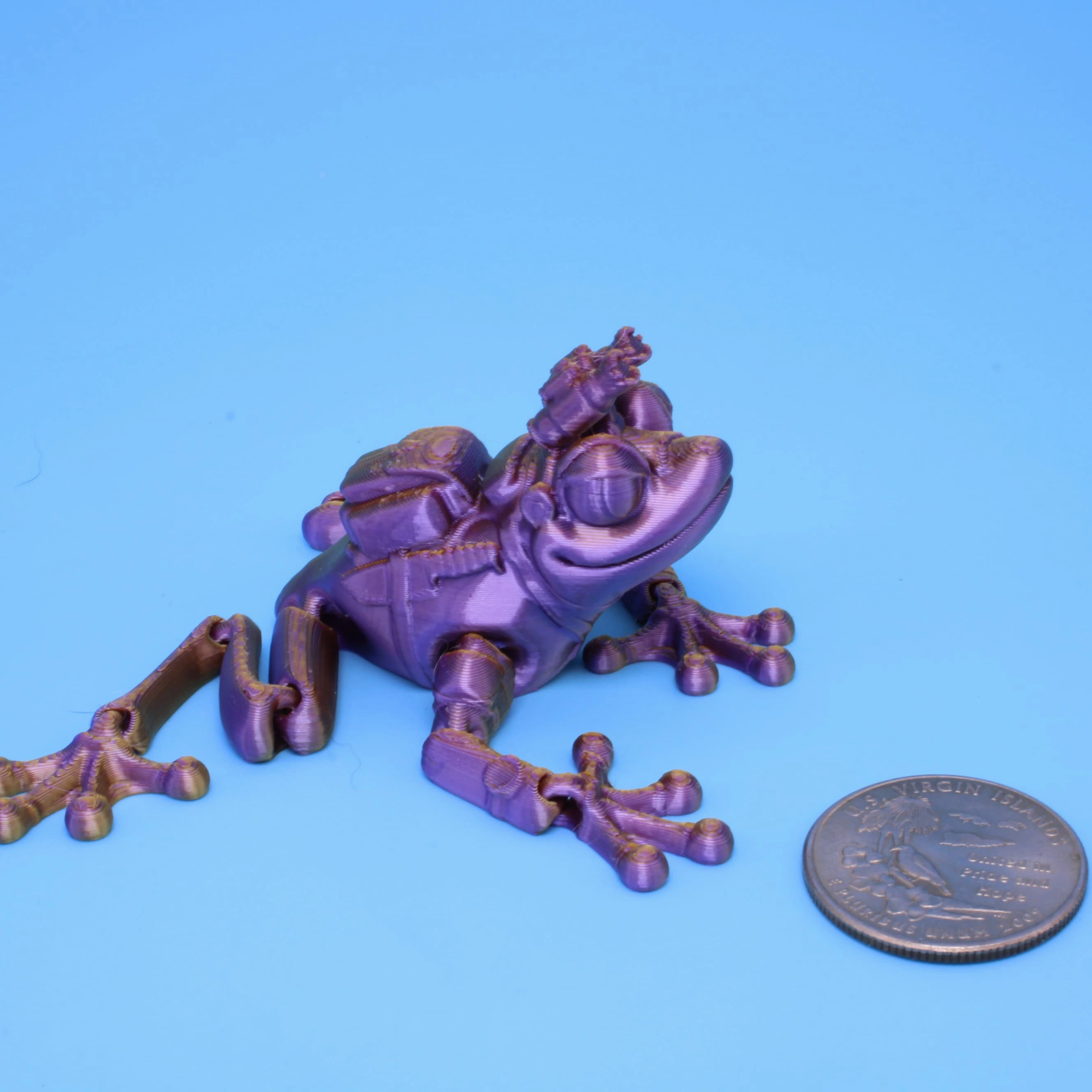 Special Ops Frog | 3D Printed | Miniature