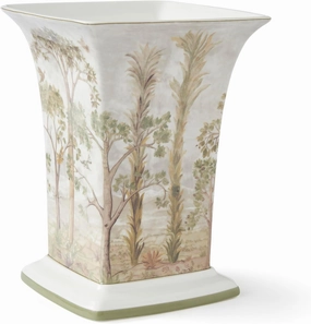 Spode Kit Kemp Tall Trees 8" Vase | Enchanted Forest Design | Porcelain | Dishwasher Safe | Elevate Your Home Decor | Displaying Fresh and Artificial Flowers | Ideal Gift for Nature-Inspired Spaces