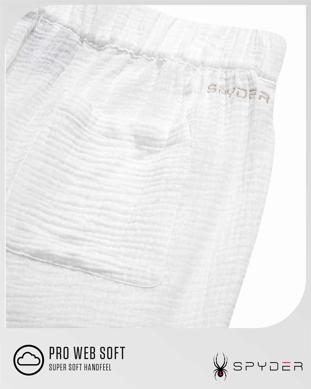 Spyder Womens Athletic Shorts - Lightweight Woven Pull On Workout Shorts for Women with Pockets for Gym and Casual Daily Wear