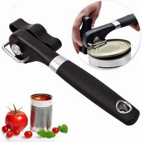 Stainless Steel Safe Cut Can Opener Smooth Edge Can Opener