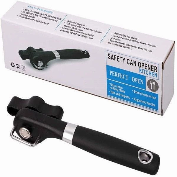 Stainless Steel Safe Cut Can Opener Smooth Edge Can Opener