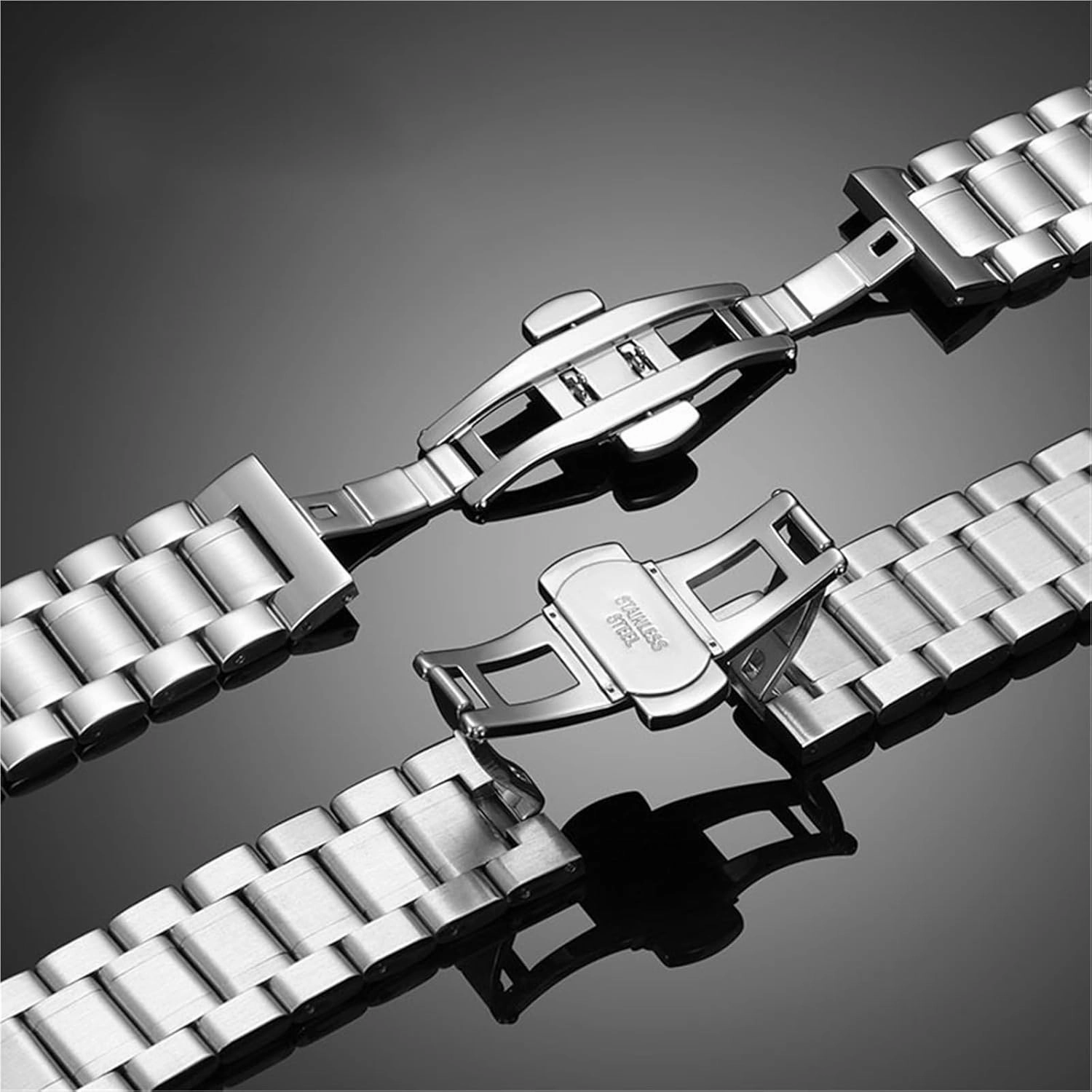 Stainless Steel Watch Strap 12 14 16 18 20 22 24mm Men Miss Universal Quick Detachable Watchband