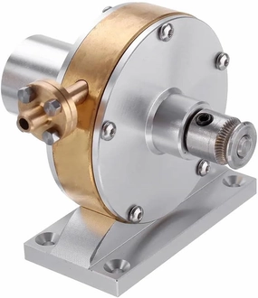 Stirling Engine Model That Runs, JT-II Desktop Model Steam Turbine Stirling Engine Motor, Mechanical Metal Stirling Motor Electricity Generator Engine Kit for Science Experiment