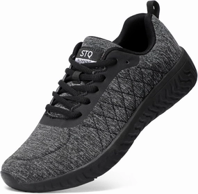STQ Walking Shoes for Women Lace Up Lightweight Tennis Shoes
