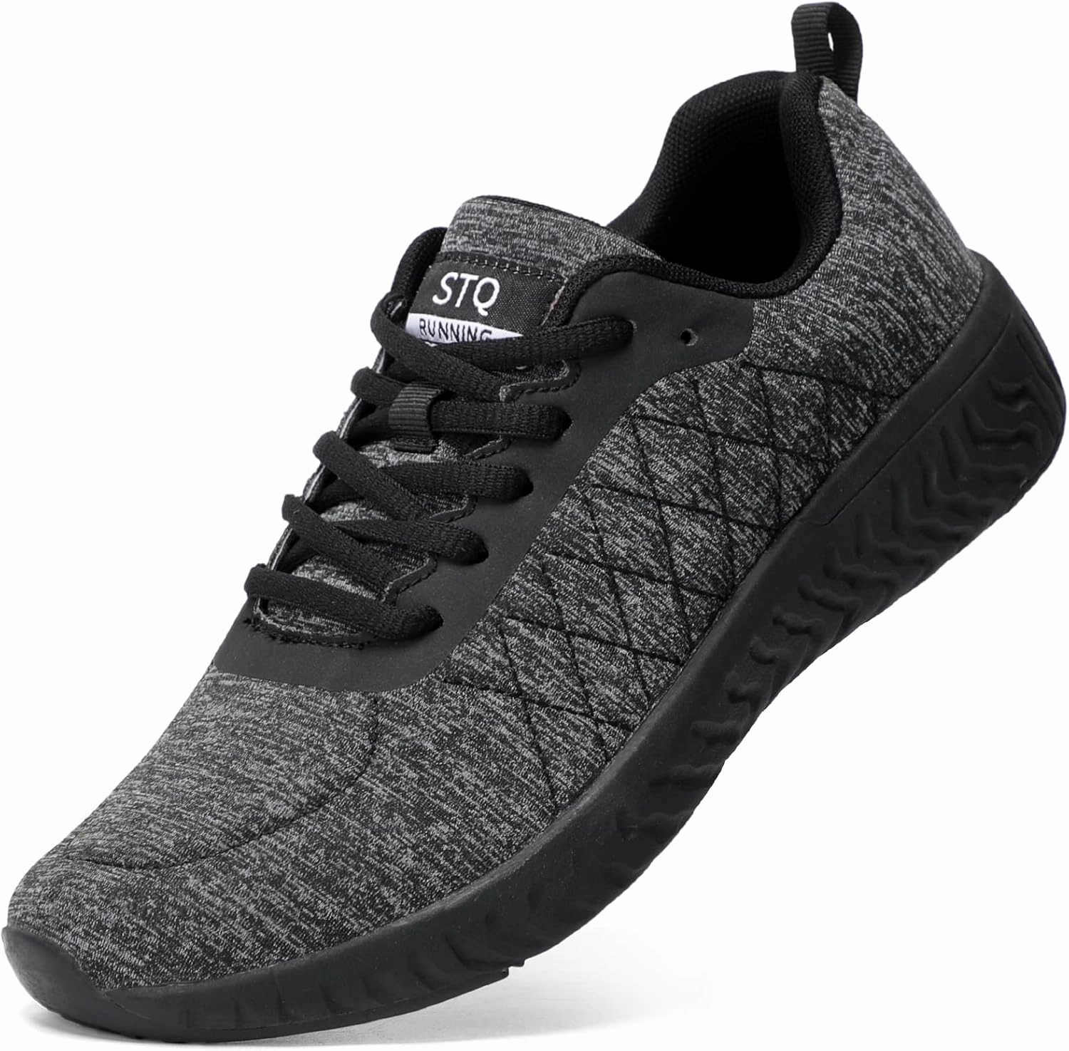 STQ Walking Shoes for Women Lace Up Lightweight Tennis Shoes