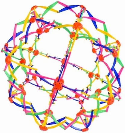 Sunny Days Entertainment Expandable Ball – Breathing Toy Sphere for Kids & Adults – Expands from 6.5’’ to 13"