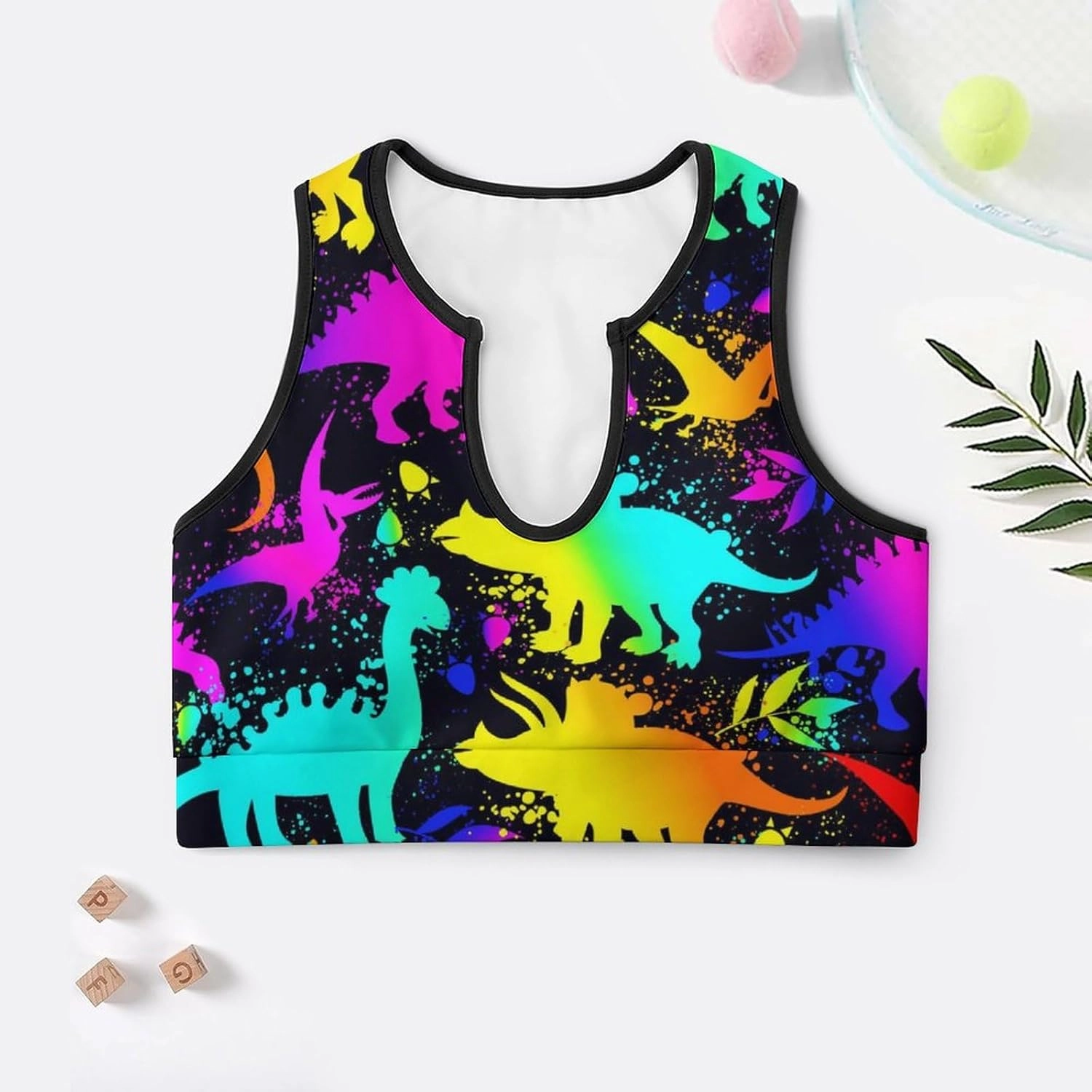 Supdreamc Women Padded Sports Bra for Yoga Workout Gym Fitness Pilates Activewear