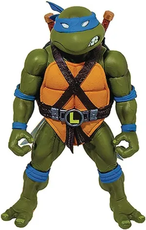 Super7 ULTIMATES! Teenage Mutant Ninja Turtles Leonardo - 7" TMNT Action Figure with Accessories Classic Cartoon Collectibles and Retro Toys