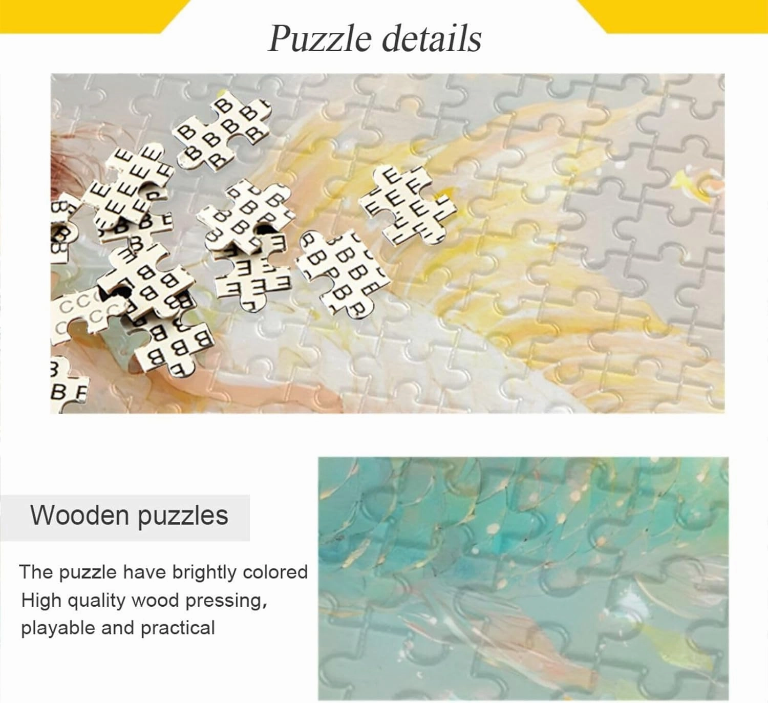Surreal Fantasy Gold Fish Jigsaw Puzzle 500 Piece, Educational Intellectual Decompression Puzzle Game Jigsaw Puzzle for Adult Active Thinking Party Entertainment, Family Games