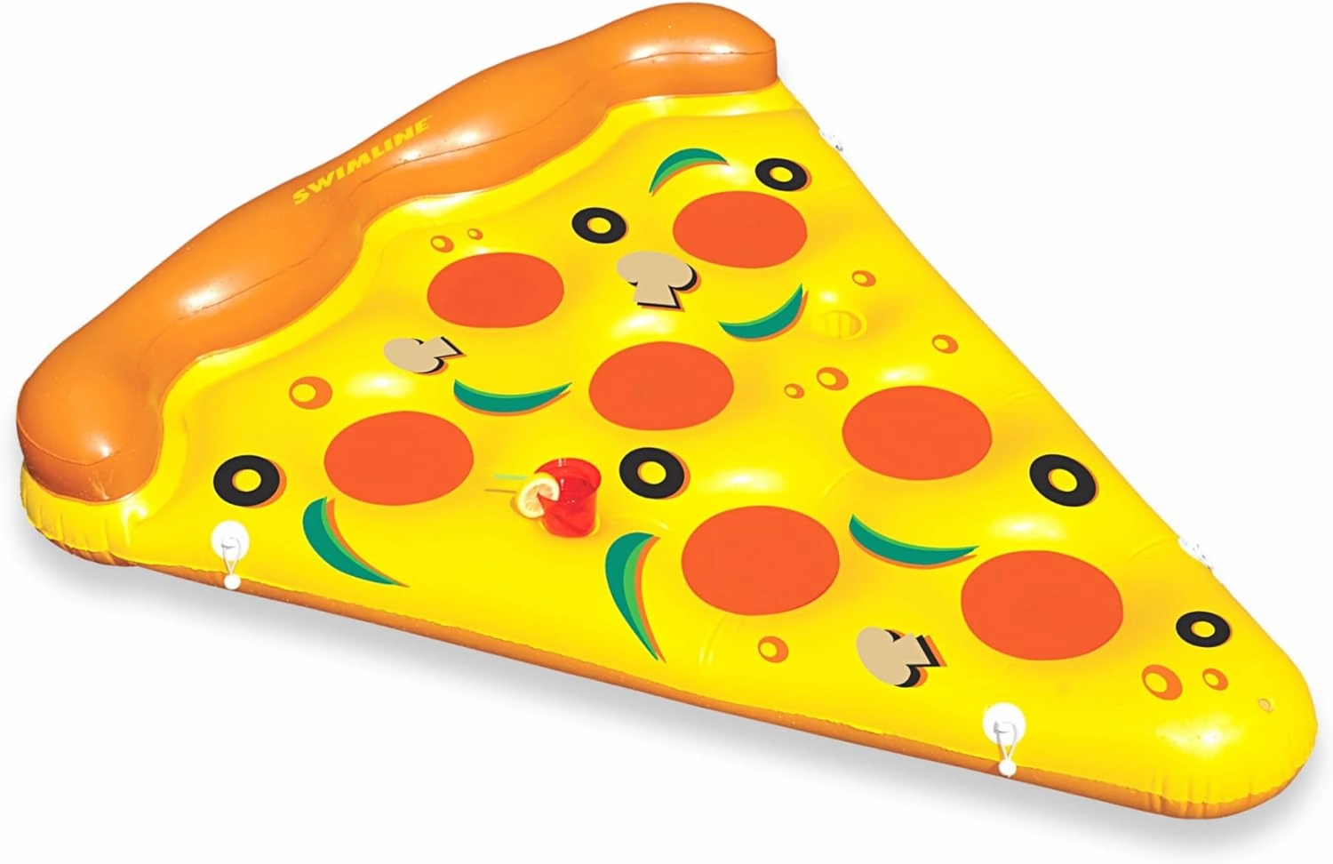 Swimline Inflatable Pizza Slice Pool Float, Multicolor