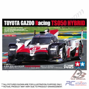 Tamiya #18652 - TOYOTA GAZOO Racing TS050 Hybrid (MA Chassis) (Polycarbonate Body) [18652]