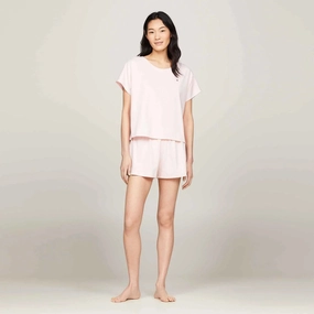 Tommy Hilfiger JERSEY PJ SET Womens Multicoloured