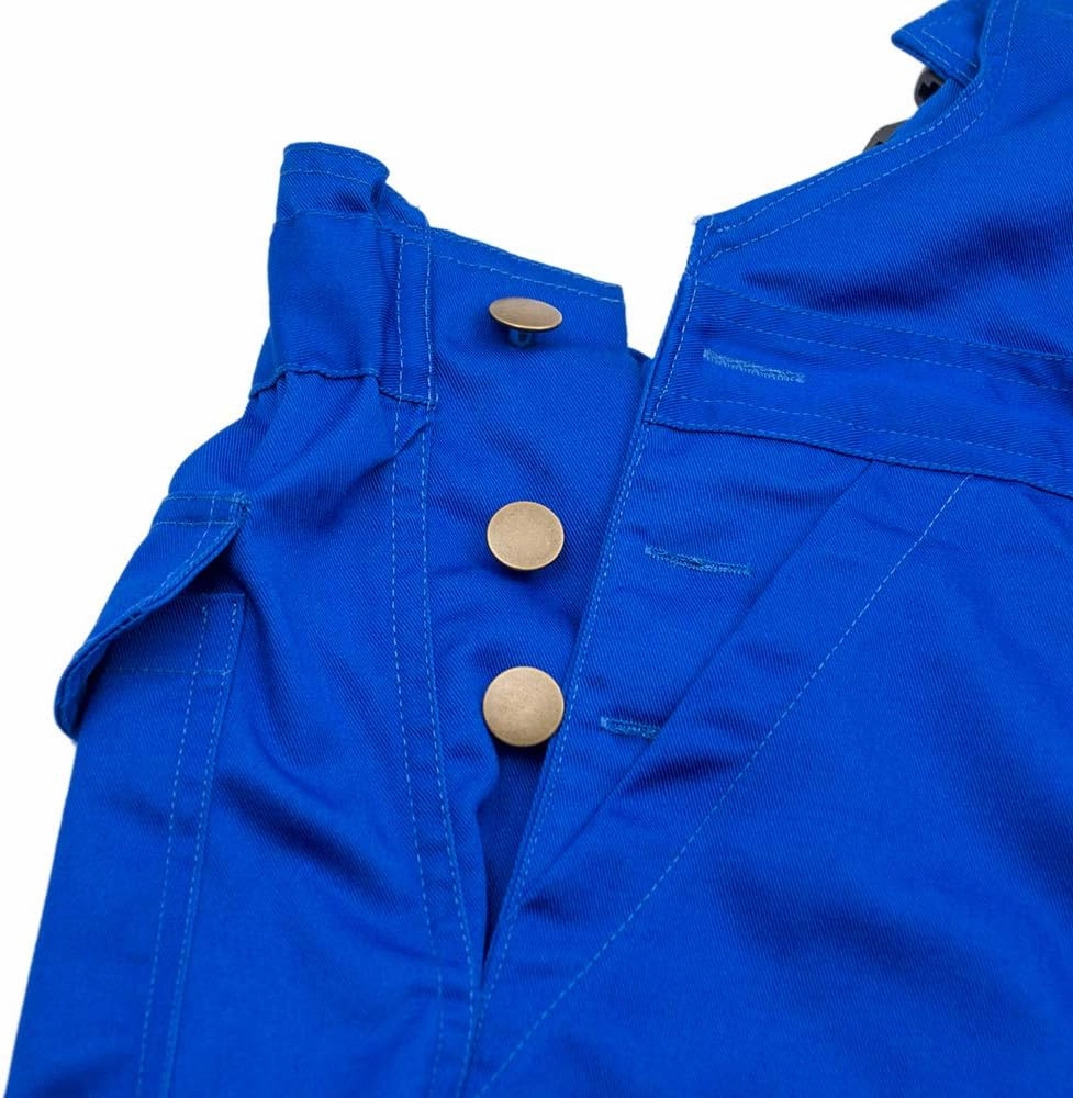 TopTie Men's Bib Overall Mid-Weight Coverall Big and Tall with Tool Pockets, Workwear Apparel