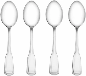 Towle American Chippendale 18/10 Stainless Steel Teaspoon (Set of Four)