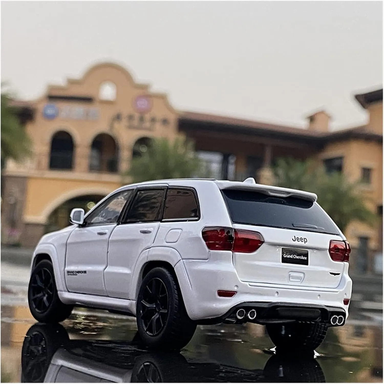 Toy car Model 1:32 for Jeeps Grand Cherokee Alloy Off-Road Car Model Diecasts Toy Simulation Kids Toy Gift (Color : Red)