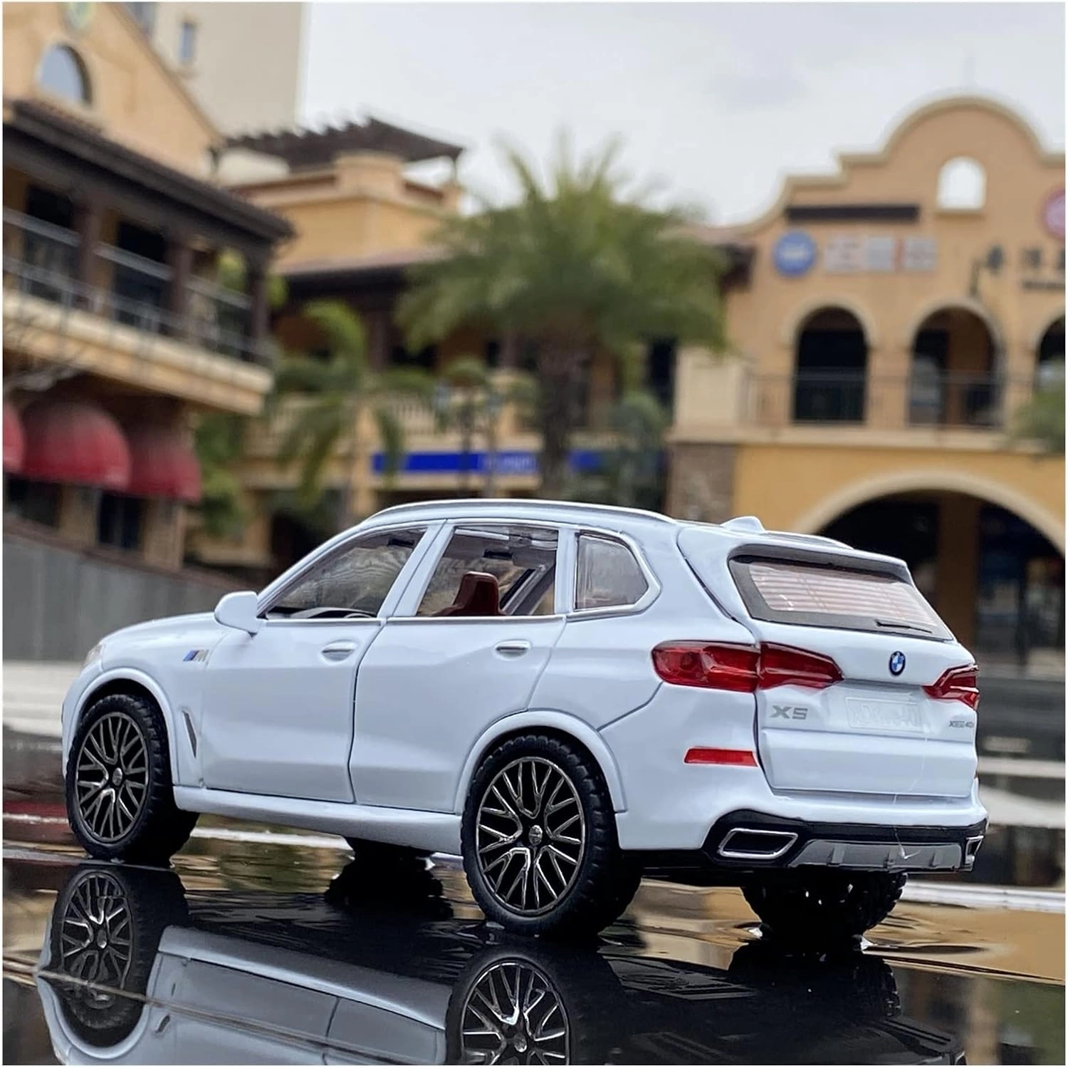 Toy car Model 1:32 for BMW X5 SUV Alloy Car Model Diecasts Toy Simulation Sound and Light Collection Childrens Gift (Color : C3)