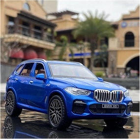 Toy car Model 1:32 for BMW X5 SUV Alloy Car Model Diecasts Toy Simulation Sound and Light Collection Childrens Gift (Color : C3)
