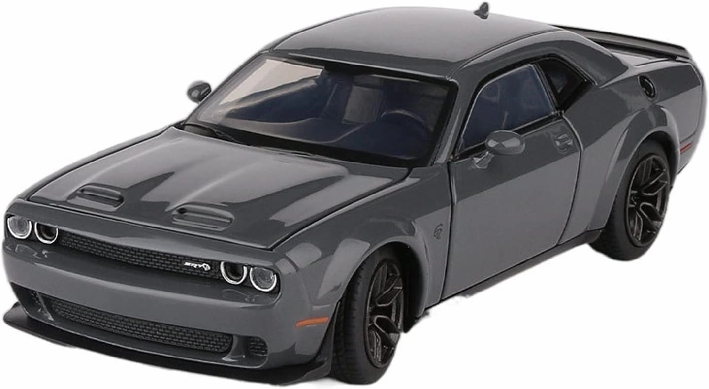 Toy car Model 1:32 for Dodge Challenger SRT Alloy Musle Car Model Diecasts Toy Sports Sound Light Collection Kids Gifts (Color : C3)
