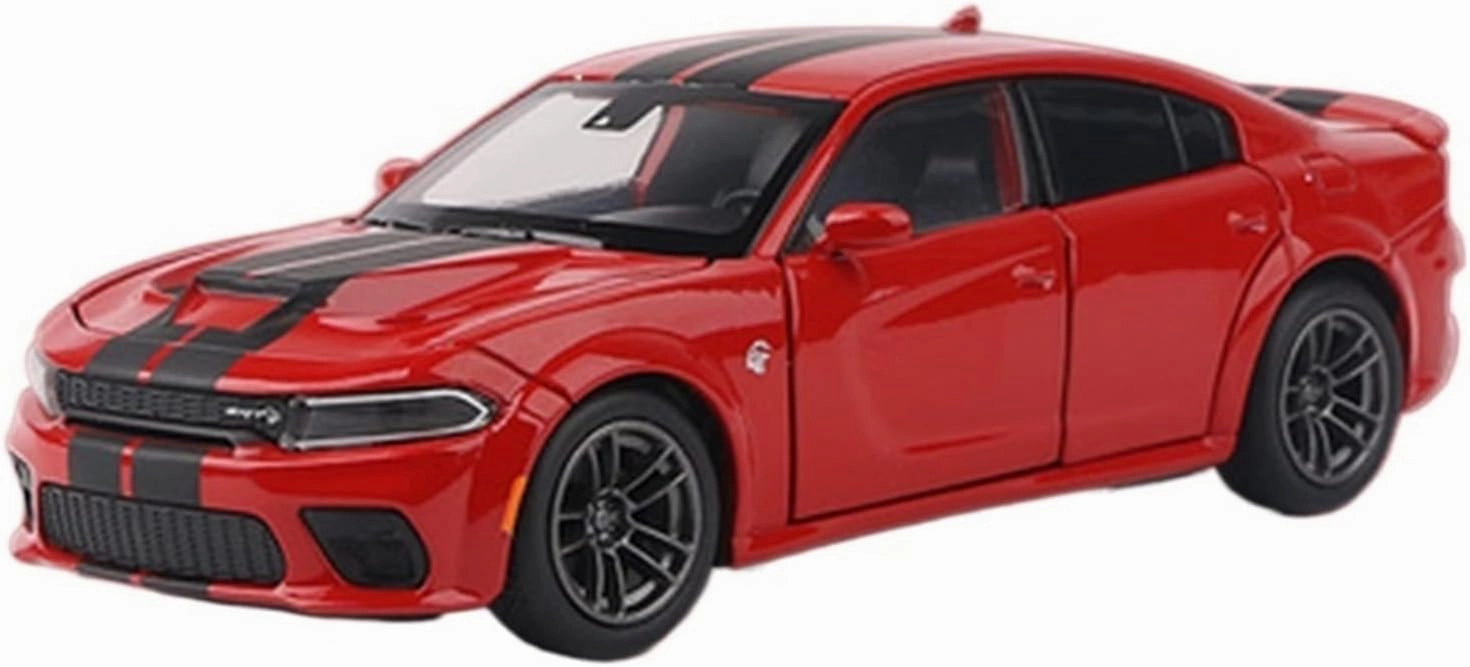 Toy car Model 1:32 for Dodge Challenger SRT Alloy Musle Car Model Diecasts Toy Sports Sound Light Collection Kids Gifts (Color : D4)