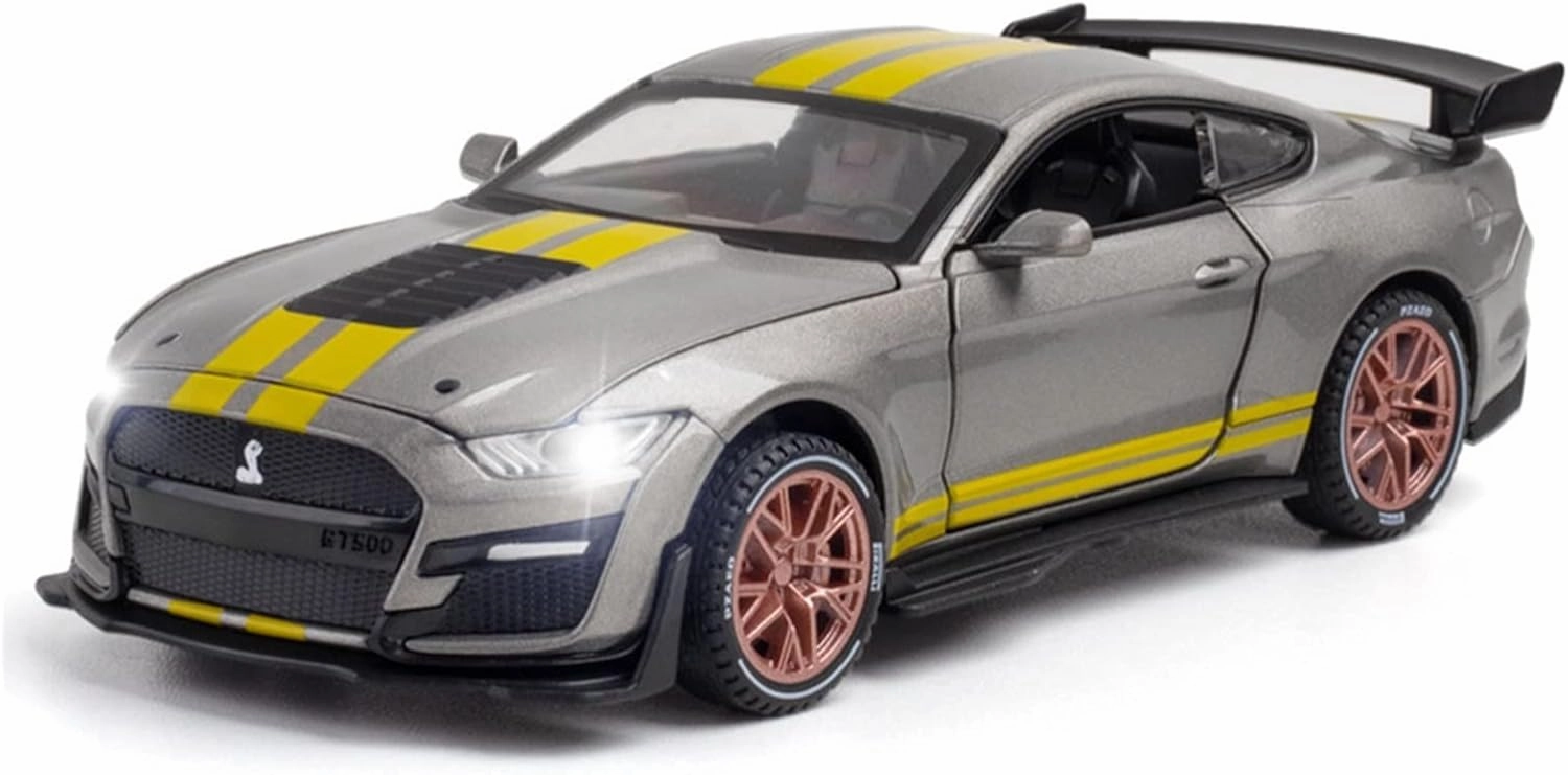 Toy car Model 1:32 for Ford Mustang Shelby GT500 Car Model Alloy Pull Back Kid Toy Gifts (Color : H8)