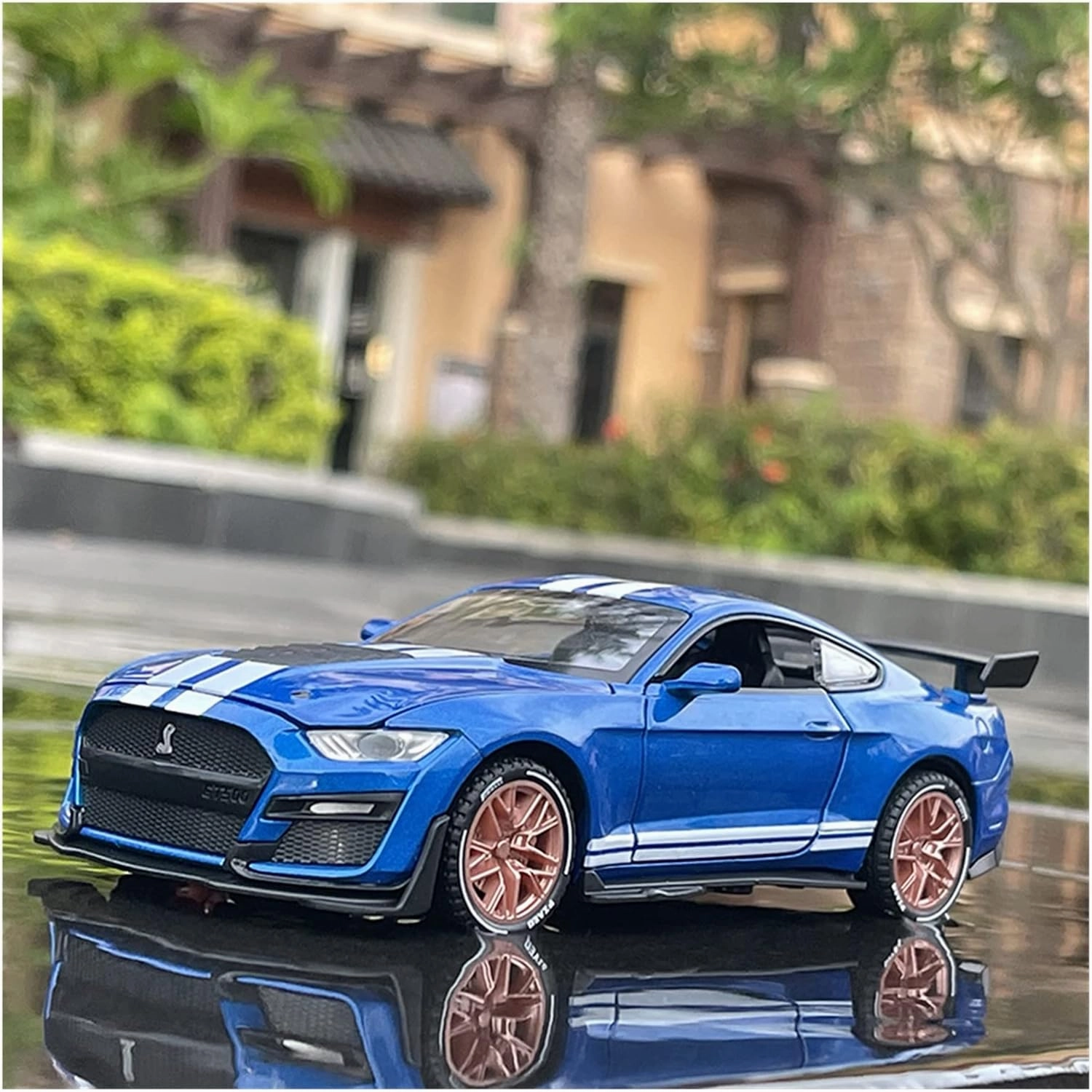 Toy car Model 1:32 for Ford Mustang Shelby GT500 Car Model Alloy Pull Back Kid Toy Gifts (Color : H8)