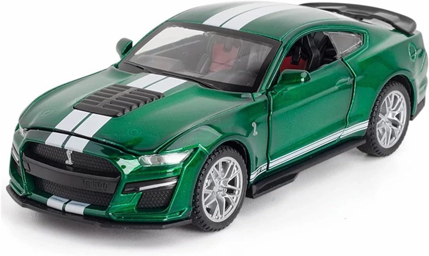 Toy car Model 1:32 for Ford Mustang Shelby GT500 Car Model Alloy Pull Back Kid Toy Gifts (Color : H8)