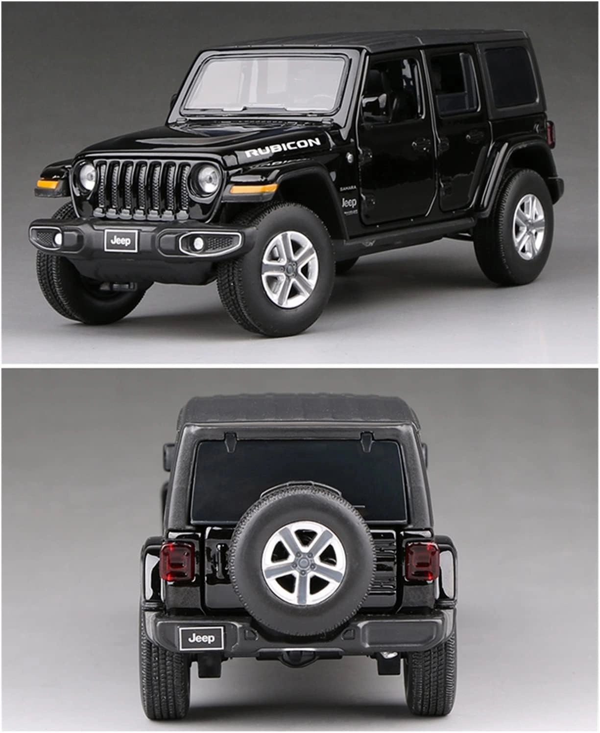 Toy car Model 1:32 for Jeeps Wrangler Rubicon Alloy Car Model Diecast Off-Road Toy with Sound and Light (Color : A1)