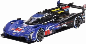 True Scale Miniatures Model Car Compatible with Cadillac V-Series.R #2 Cadillac Racing 2023 Le Mans 24 Hrs 3rd Place 1/64 Diecast Model Car Mini GT MGT00716