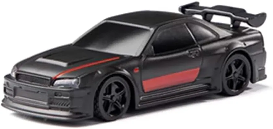 Turbo Racing C74 1/76 Scale Mini RC Car, 2.4G 4CH Remote Control Drift Racing Car Model, RWD Electric RC Drift Vehicle Toys Gift for Adult
