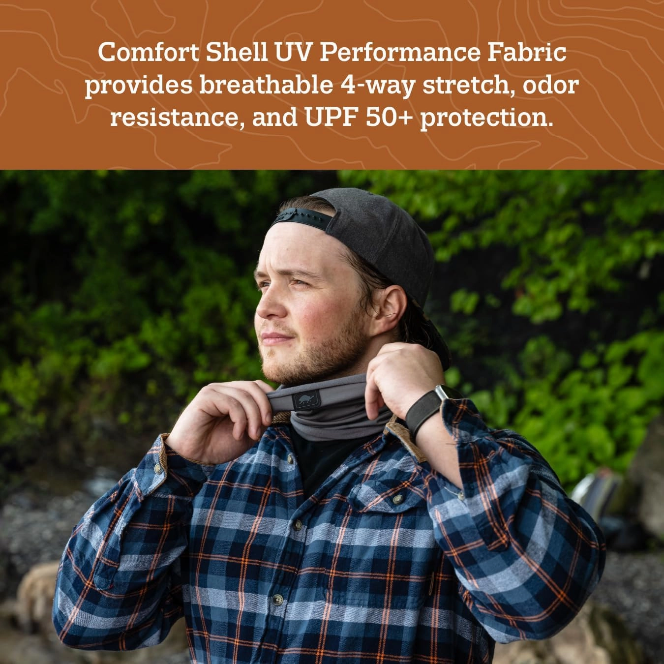 Turtle Fur Original Totally Tubular Neck Gaiter, UPF 50 , Multifunctional Headwear, 10  Ways to Wear