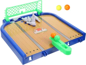 Vaguelly Tabletop Bowling Game Toy Boys and Girls Interactive Striking Finger Game Mini Bowling Set Toys for Boys and Girls