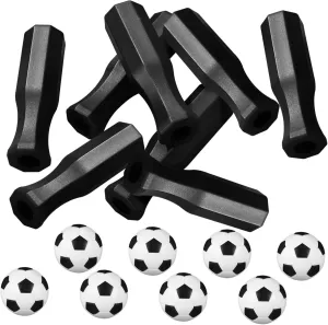 VICASKY 1 Set Foosball Handles Replacement Durable Table Soccer Grips for Improved Play Experience Easy Install Lightweight for Soccer Game Enthusiasts