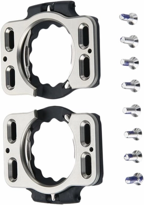 VOSAREA 1Pair Pedal Cleats for Mountain Bikes Cycling Pedal Accessories for Improved Performance Easy Installation Compatible with Speedplay Zero and More Durable and Reliable