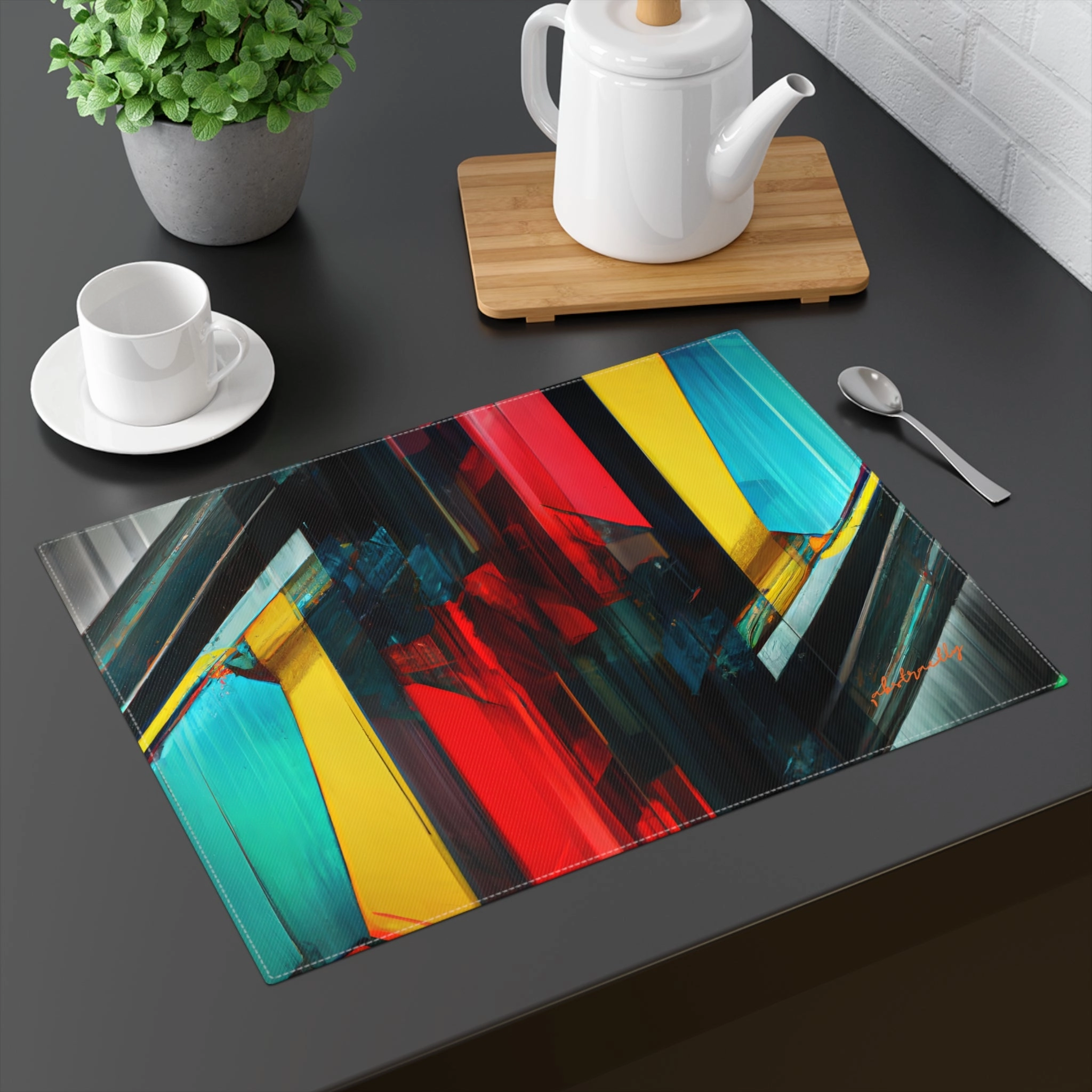 Walter Fiedler - Strong Force, Abstractly - Placemat