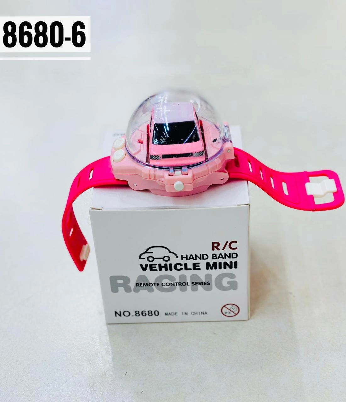 Watch Remote Control Car Toy, 2023 Mini Cartoon RC Car Analog Watch, 2.4G Long Distance Infrared Remote Control Sensing Model Car Toys, Racing Car Watch