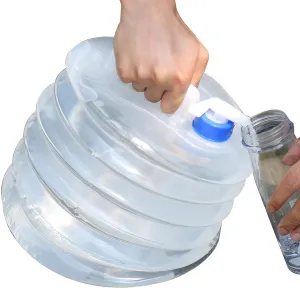 Water Container,Camping Water containers, Folding Water Storage Bucket Water Carrier Tanks Portable Collapsible Carrier Water Container for Camping Hiking Climbing Fishing (Size:5L) (Size : 10L)