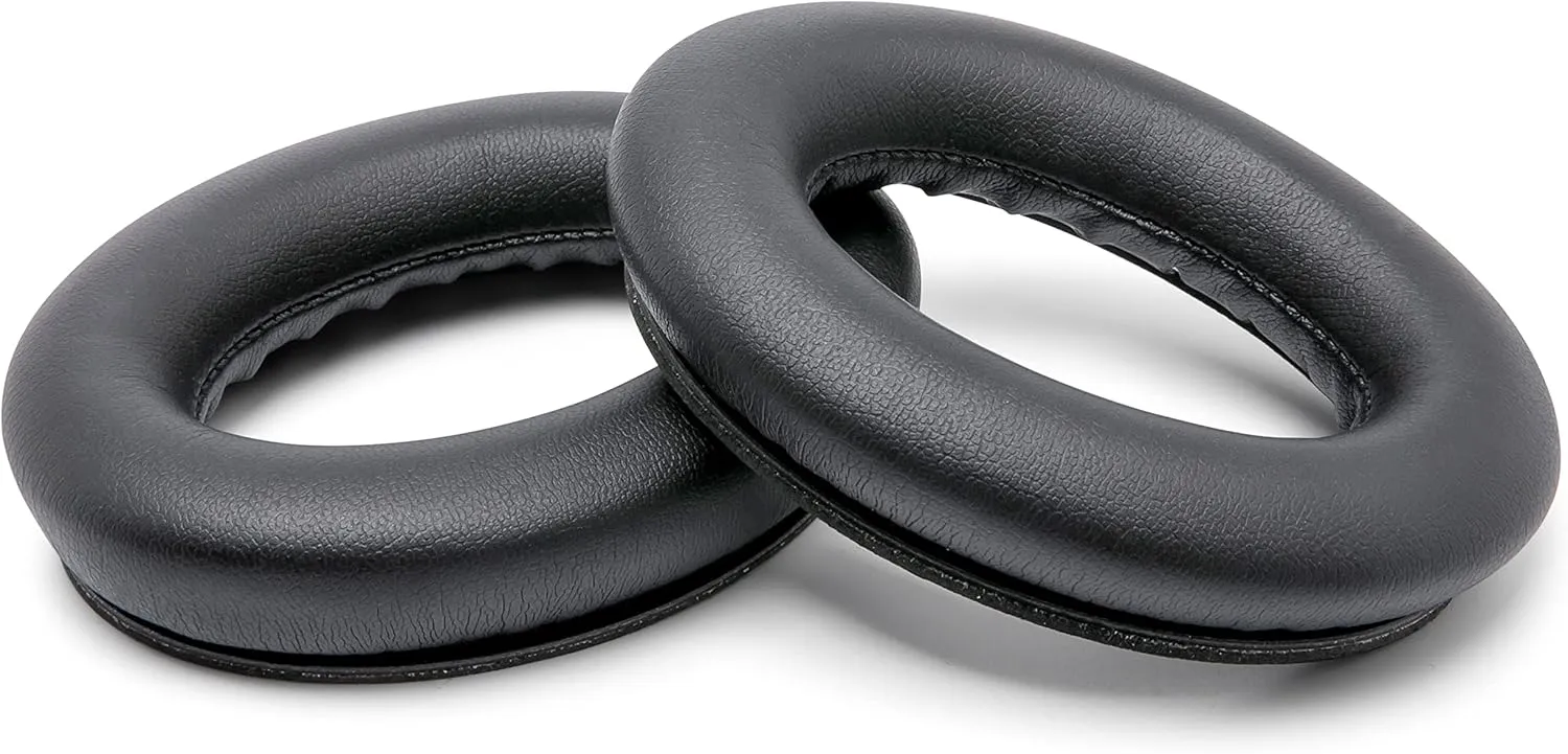 WC PadZ QC45 - Earpads for Bose QuietComfort 45 / QuietComfort Se/QuietComfort Wireless, Made by Wicked Cushions | Extra Thick Cushion | Premium Durable Stitching | Black