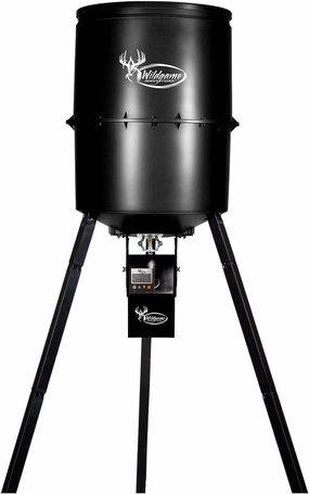 WILDGAME INNOVATIONS Evolution 40-Gallon Game Feeder Kit | Durable Weather-Resistant Varmint-Proof Deer Feeder with 270-Pound Capacity, 1-6 Feed Times & 50-Feet Radius