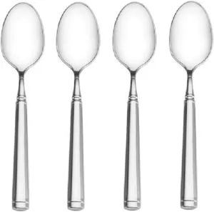 Williams Sonoma Stephanie Stainless Steel Teaspoon by Towle (Set of Four)