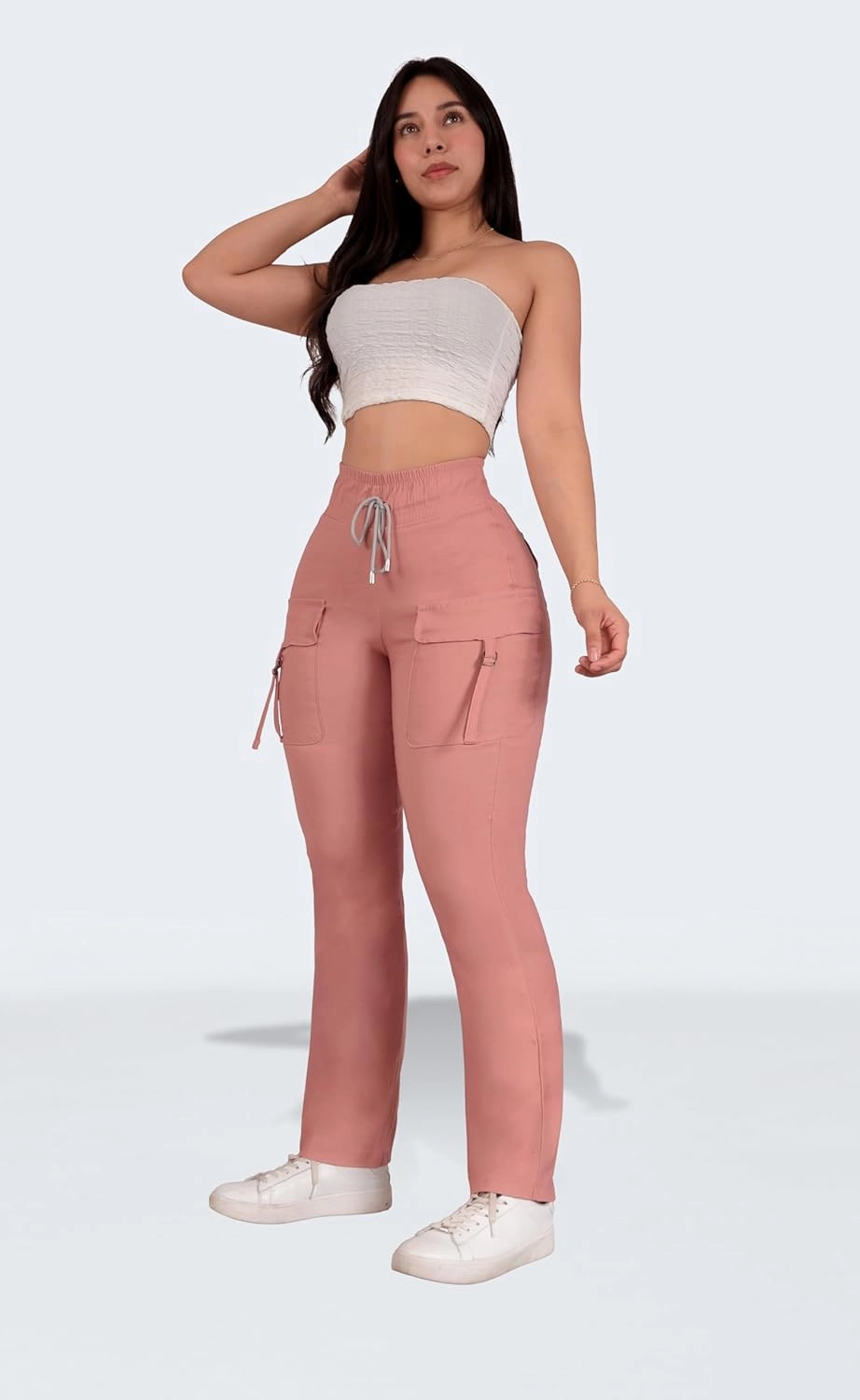 Women's Cargo Pants Hiking Joggers Summer Lightweight Quick Dry Athletic Outdoor Sports Sweatpants Travel Casual Button