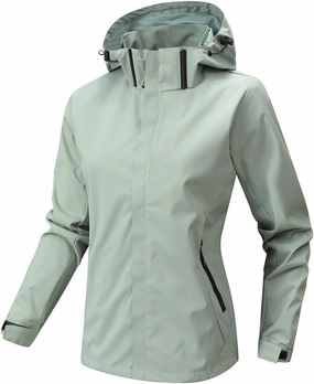 Women's Waterproof Rain Jacket Lightweight Hooded Raincoat for Hiking Travel Outdoor Softshell Windbreaker Jacket