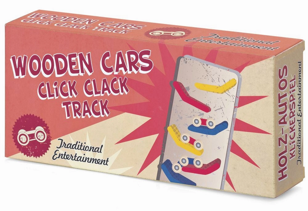Wooden Cars Click Clack Track